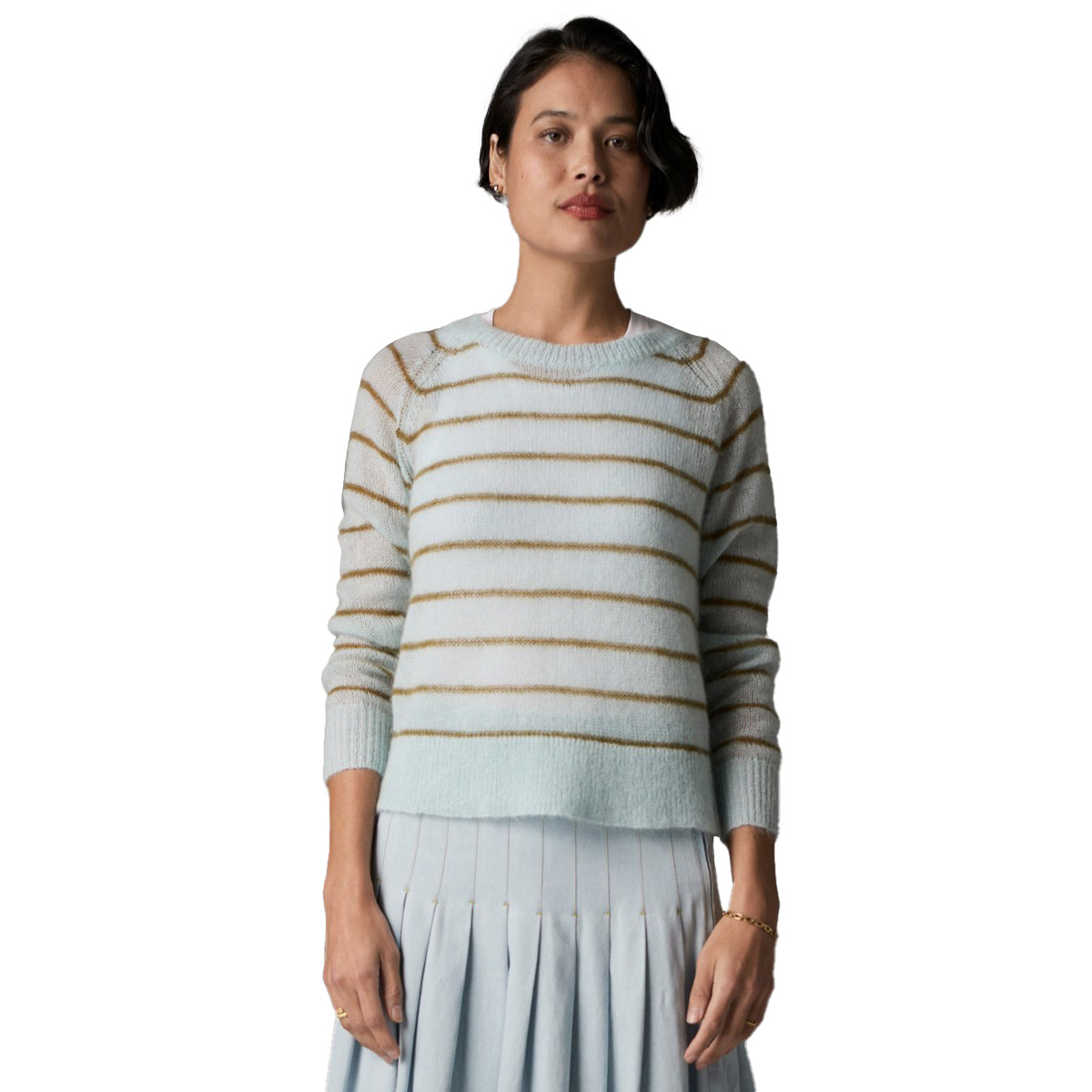 POL Maia Stripe Knit Top